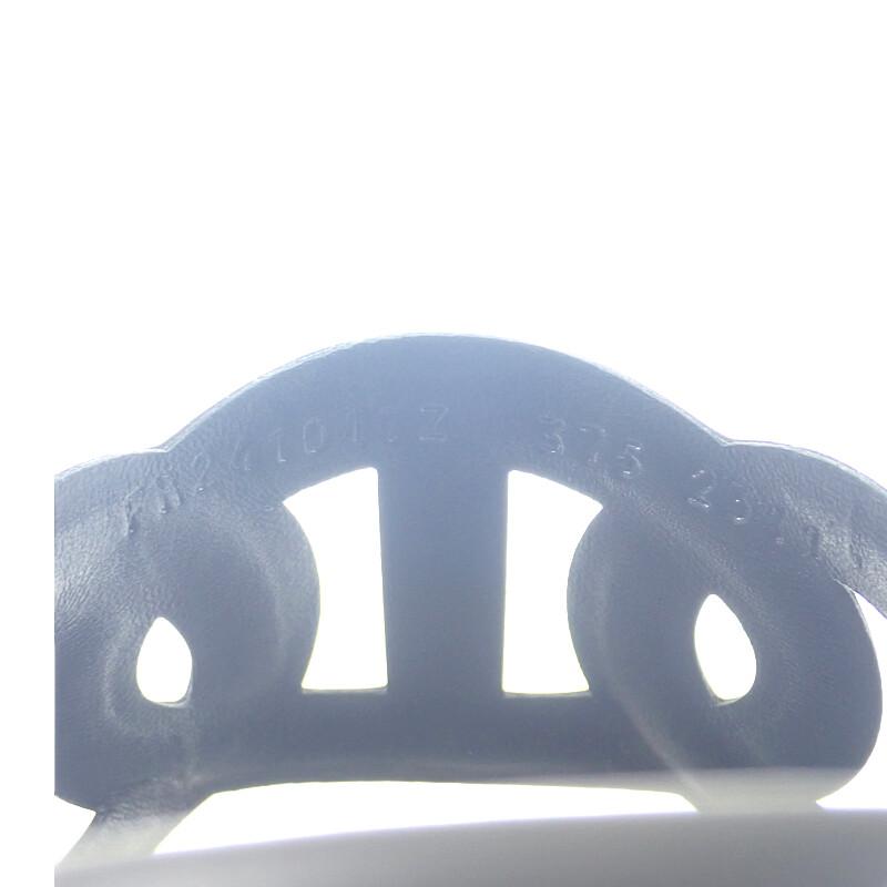 HERMES  H241017Z_02375  Sandals Black/blonde Calfskin/rubber Women