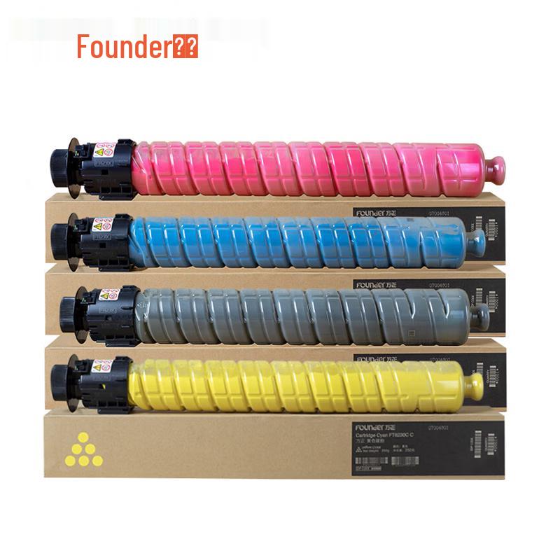 Founder FT6230CKCMY 4-Color Toner Cartridge Set CN plug (adapter included)