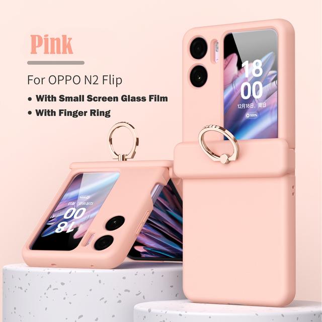 Hinge Protective Ring Funda For Oppo Find N2 Flip Case For Oppo Find N2 Flip 5g Hinge Case Protection Heavy Armor Full Cover