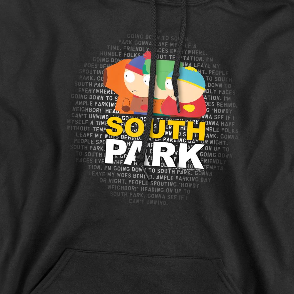 South Park Mens Lyrics Hoodie