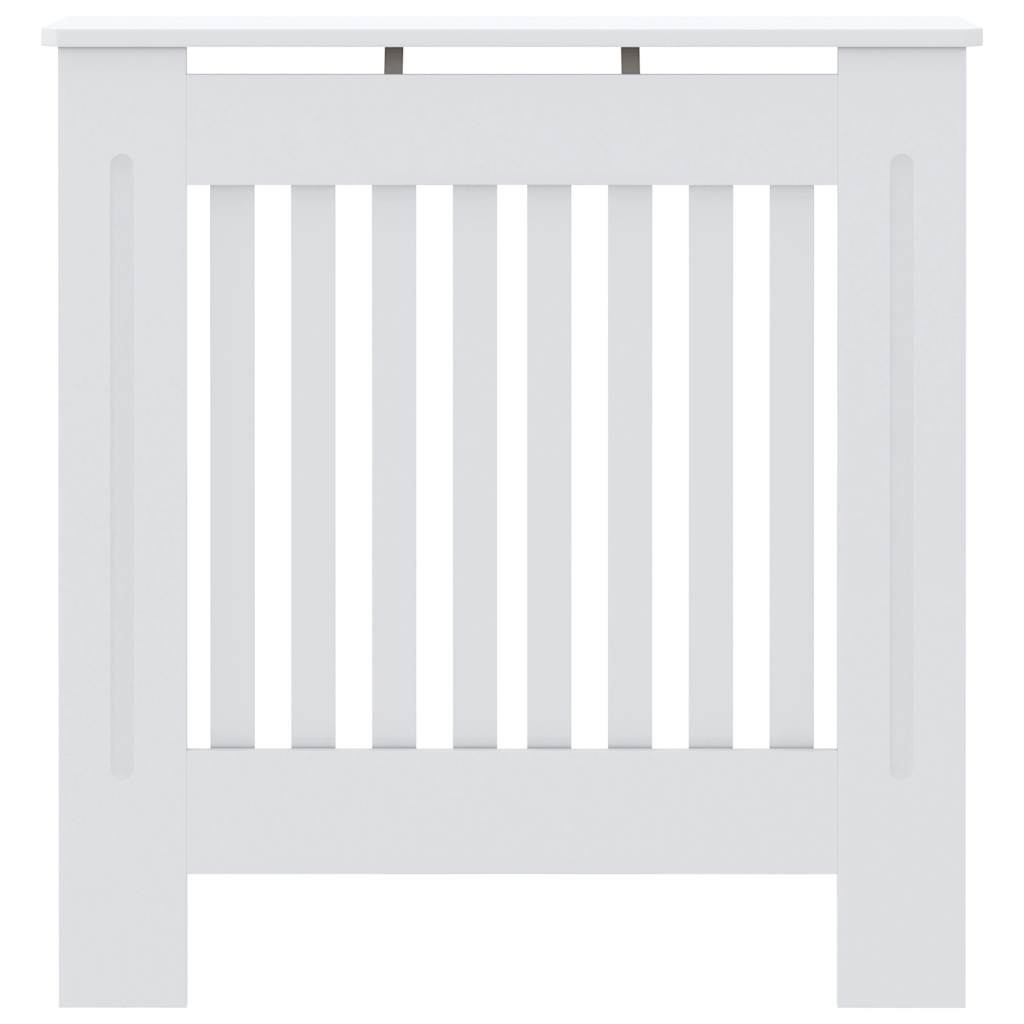 Holzbasierte Heizkörperverkleidung Weiß 78 cm