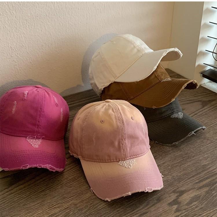 Retro Distressed Denim Hat With Adjustable Fit For Fashionable Outdoor Wear