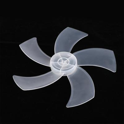 1 Stück Großes Windradblatt für 16 Zoll Haushalts-Kunststoff-Ventilatorblatt Fünf Blätter mit Mutterabdeckung für Standventilator Tischventilator Wandventilator