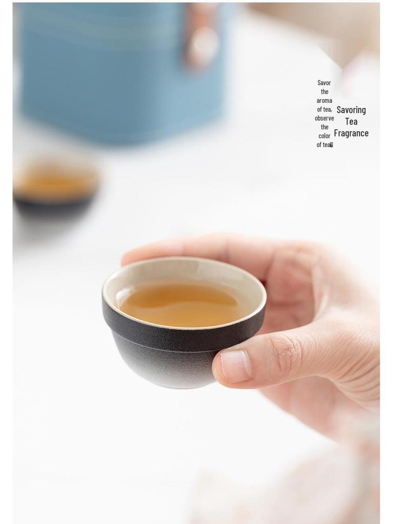 Kung Fu Travel Tea Set: Portable Quick Cup for On-the-Go Outdoor Tea Activity