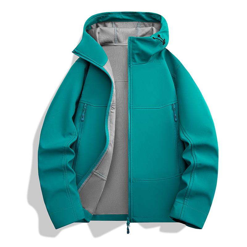 2026 Lightweight Windproof Waterproof Softshell Jacket for Men & Women - Breathable, Hooded, Thin Fleece for Mountaineering