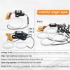 2PCS Led Angel Eyes 60mm 70mm 80mm 90mm Headlight DRL RGB DRL Halo Rings APP Bluetooth Cotton with Turn Signal Lights 12V 24V