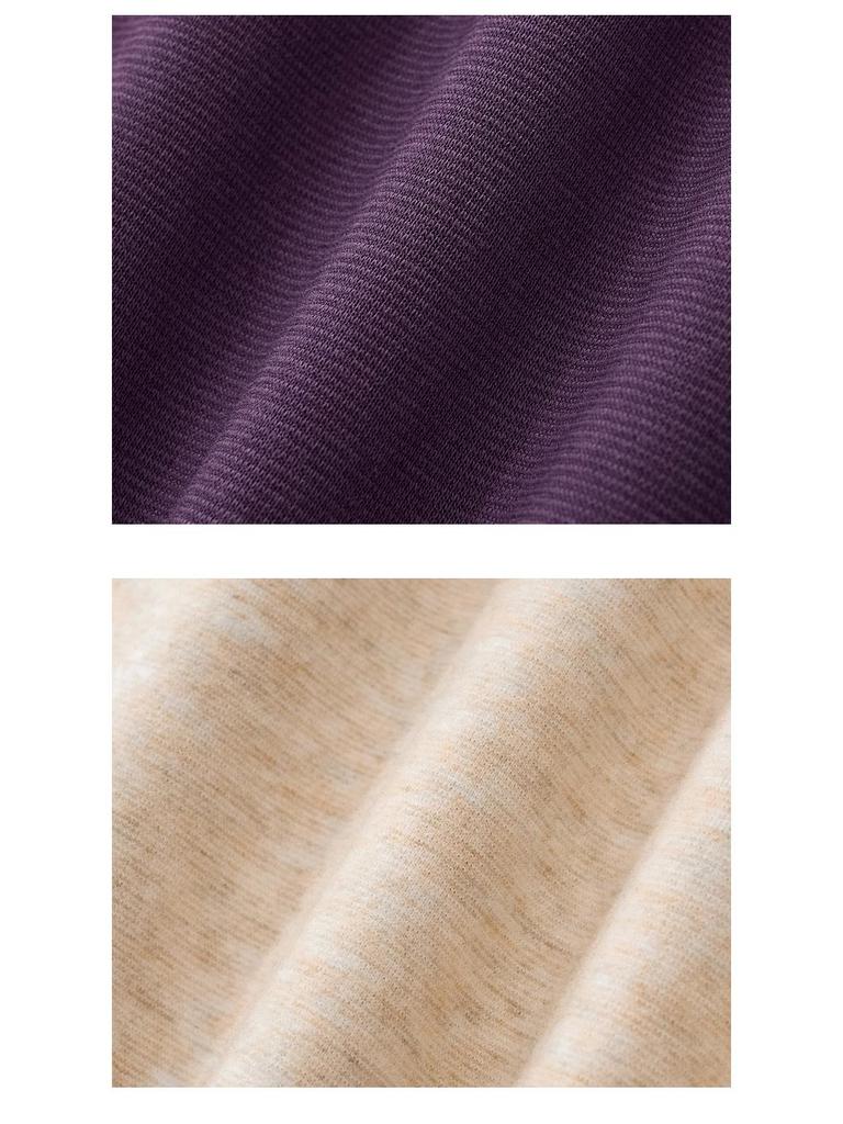 GAGN Gentle Purple Slimming High-Waisted Wide-Leg Pants for Women - 2025 Autumn Collection