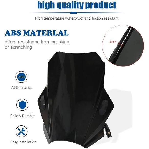 Motorcycle Wind Shield Screen Motorcycle Windscreen Windshield Universal for Zero Zero/S SR 2017-2021-2022 Motorbike Accessories