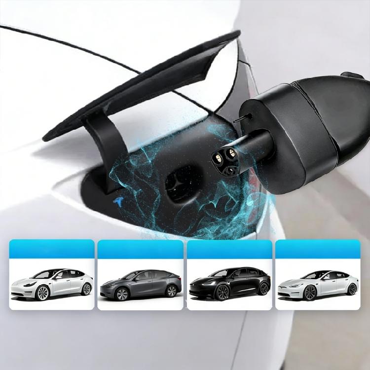 Electric Vehicle CCS1 to NACS Charging Adapter For Fast 250KW Rates Lightweight Design And Heat Management