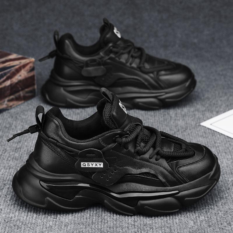 Men's shoes advanced sense breathable sports dad shoes dissolve men's platform work casual trendy shoes