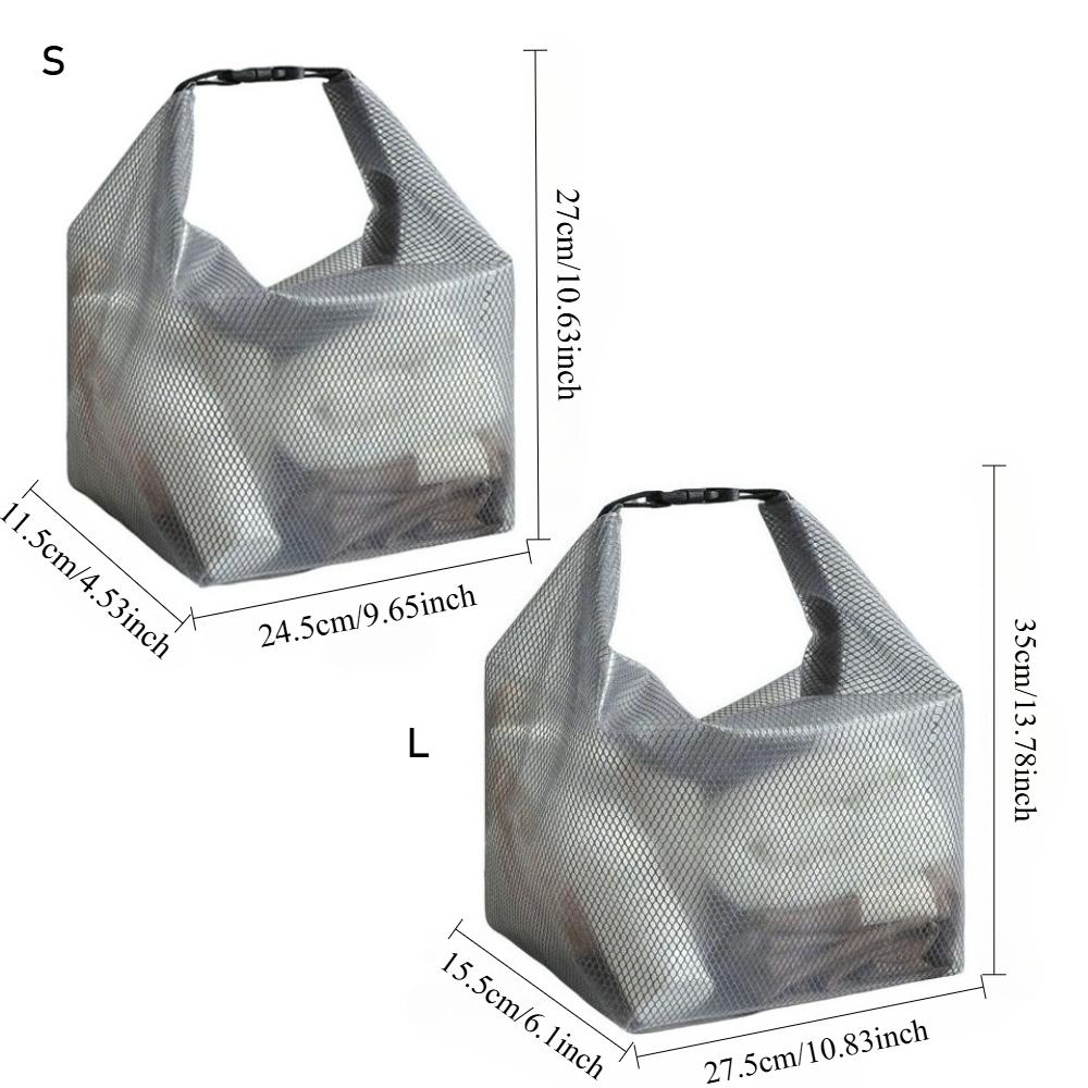 Waterproof Storage Bag Large Capacity Hand Held Bag Portable Makeup Cosmetic Bag for Travel Fitness Swimming Outdoor Rafting