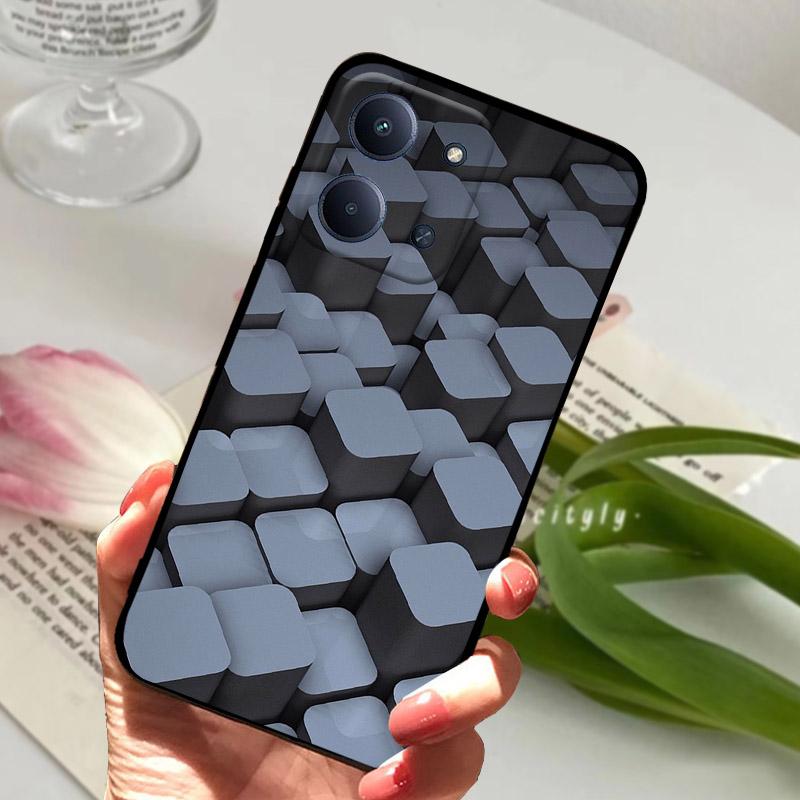 Phone Case For Xiaomi Redmi 15C 171mm Back Cover Black Silicone Soft TPU Funda For Poco C85 C 85 4G Case Coque Shockproof Bumper