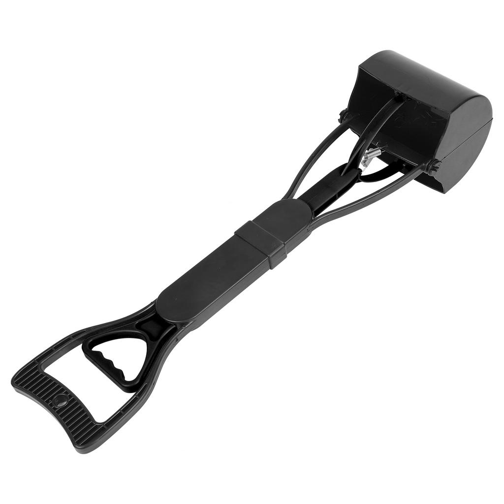 Pet Pooper Long Handle Jaw Poop Scoop Clean Pick Up Dog Cat Waste Picker Cleaning ToolBlack