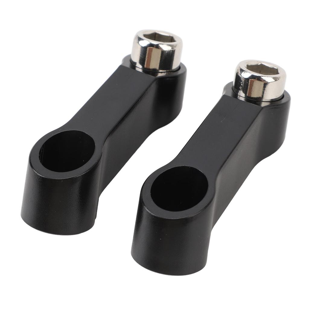 Motorcycle Mirror Extender M10 X 1.5mm Right Hand Thread Plastic Rearview Mirror Mount Riser for