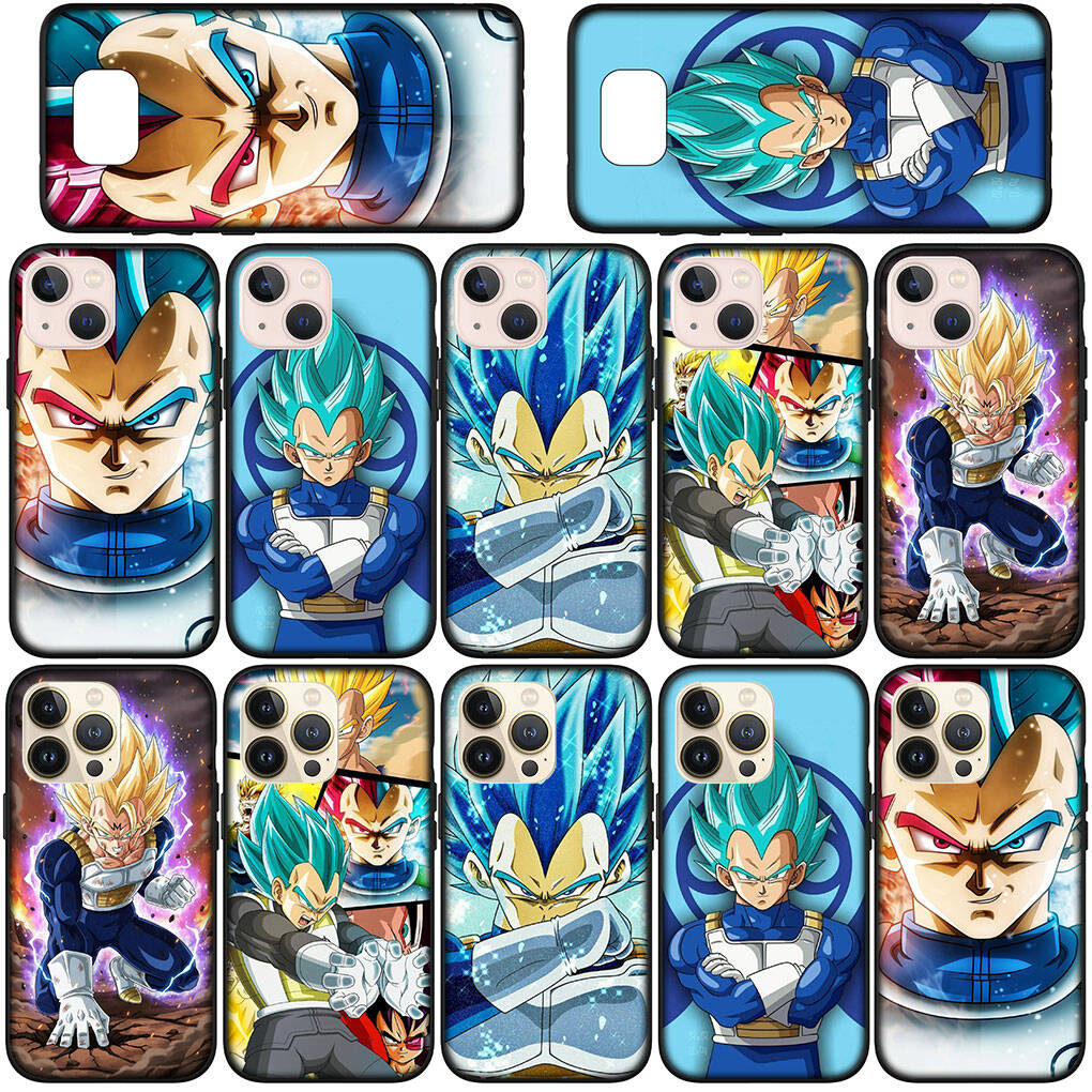 Phone Case for iPhone 17 15 16 Plus Redmi Note 14 12 11 13 Pro Max Huawei P30 P20 Lite OPPO A60 A40 A80 A54 Son Gokus Cartoon Dragon Vegeta Ball Cover
