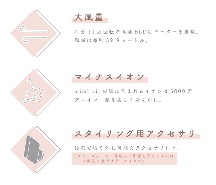 Next Innovation Mimi Air Mint KR-F01 Hair Dryer