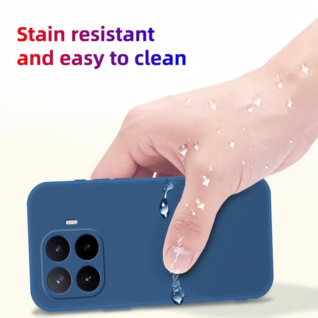 Funda Protectora de Silicona Líquida a Prueba de Golpes de Color Sólido Moda Noble Para Xiaomi 17T Pro/17/15T Pro/15T