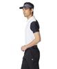 TaylorMade Diagonal Block S/S Polo Shirt, White, Size M, Men's, 2025SS UN618