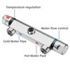 Thermostatic Shower Faucet Mixing Valve Thermostatic Faucets Shower Bathroom Combination Water Mixer Bathtub Faucet with Handle