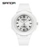 Sanda Unisex Fashionable Lightweight Korean Style Waterproof Sports Quartz Watch