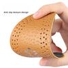Leather Half-size Pad High-heeled Insole Thickened Cowhide Breathable Sweat-absorbing Forefoot Pad for Comfort