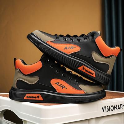 High-top Men's Casual Shoes Four Seasons Fashion Trend Lace-up Men's Shoes Outdoor Running Sports Men's Casual Sports Shoes