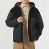 adidas Giacca Casual con Cappuccio Patchwork Reversibile in Faux Shearling con Logo Giacca da Uomo Lampone IW4037