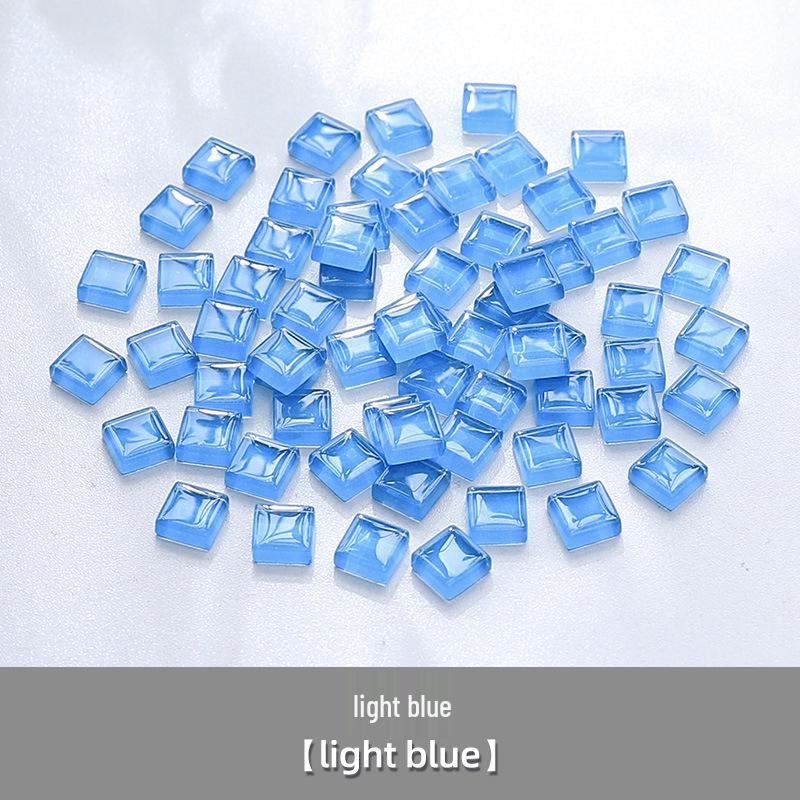 1cm Crystal Glass Colored Stones Mosaic DIY Kit for Kids