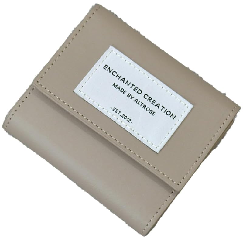 

[Alto Rose] gray trifold wallet ladies trifold wallet box coin compact wallet mini wallet thin wallet small wallet woman mini cute folding wallet