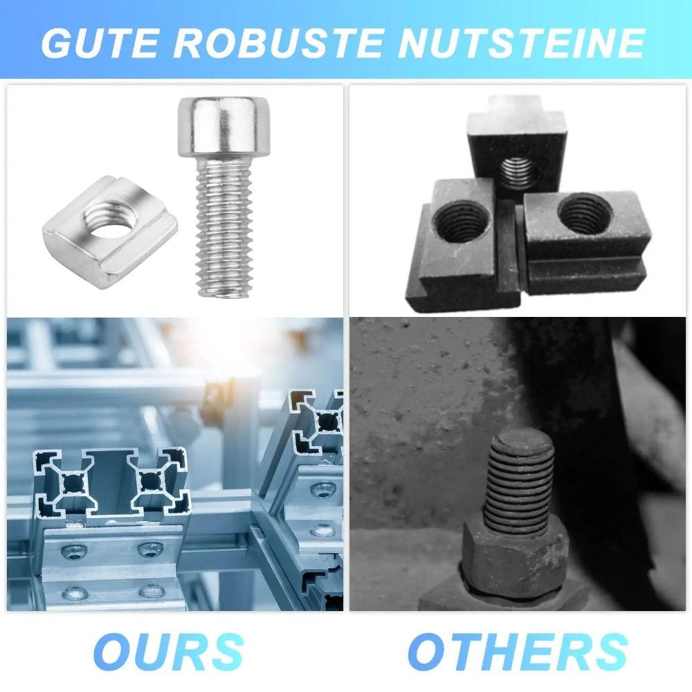 20pcs/bag Reliable Connection European Standard Aluminum Profile Fasteners  Assembly