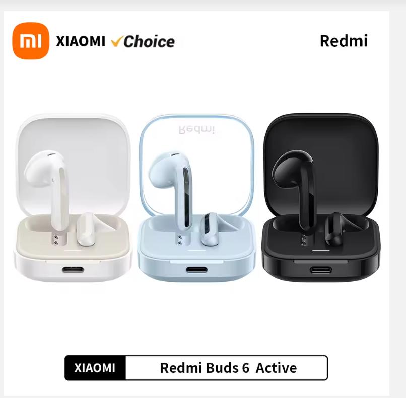 New Xiaomi Redmi Buds 6 Vitality Edition Bluetooth 5.4 Noise Reduction Earphone 30H Battery Life 5 Tuning Modes Wireless Headset