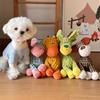 Cute Donkey Plush Toy for Dogs - Squeaky Chewable Interactive Pet Toy with Funny Sound, Soft Plush Puppy Teething Toy