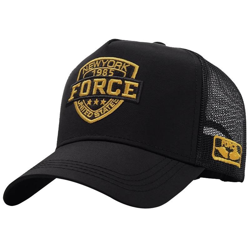 New High Top Hat Men's Summer Sun Protection Baseball Cap Thin Mesh Breathable Baseball Cap Fashionable