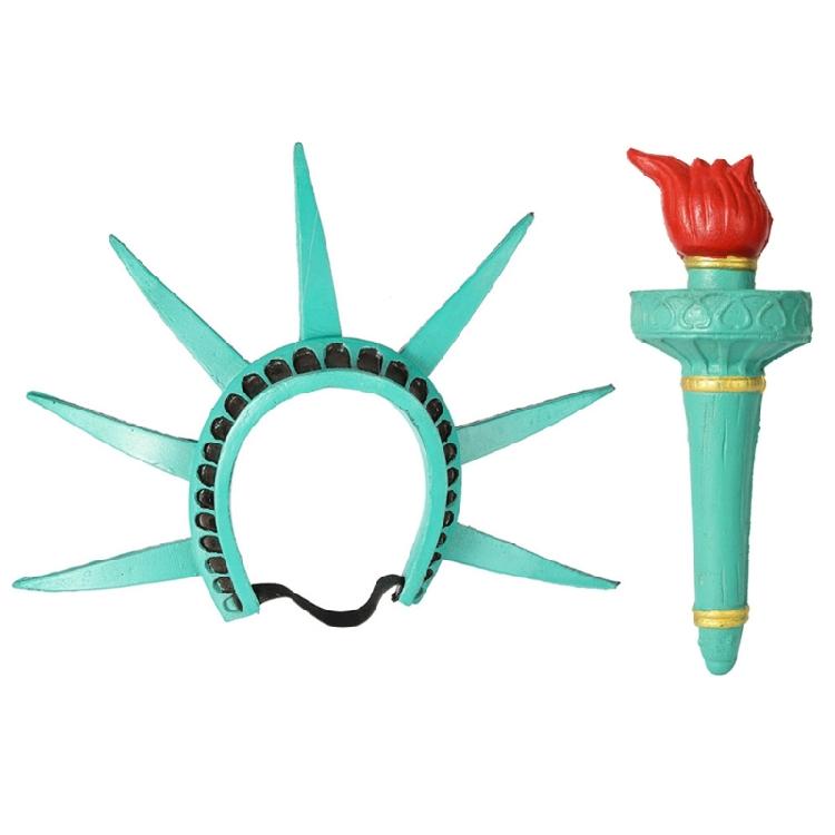 Festives Liberty Goddesses Crown Women's Halloween Headbands Cosplay Headpiece for Birthdays and Event