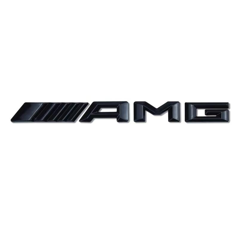 KMLB1 Car 3d Rear Letter Emblem Trunk Babg Body Sticker For Mercedes Benz AMG W204 W205 W203 W211 W212 W213 W201 W210 W124 W108