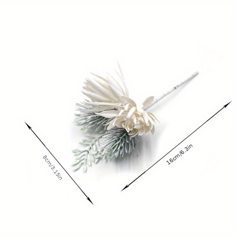 2Pcs Christmas Simulation Flower Bouquet Pine Needle Decorations DIY Handmade Materials Home Wedding Party Decorations