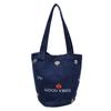Large Capacity Denim Bag Women Embroidered Handbag Shoulder Bag