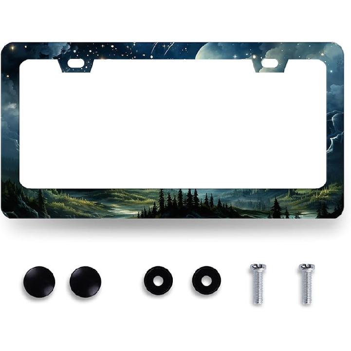 Funny License Plate Frame Hit Me I Need The Money License Plate Holder Stainless Steel License Plate Car Accessory Personalise License Plate