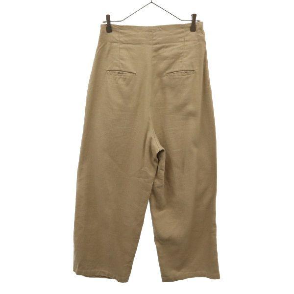 SERGE De Bleu Made In Japan Linen Blend Wide Pants 38 Beige Women Used