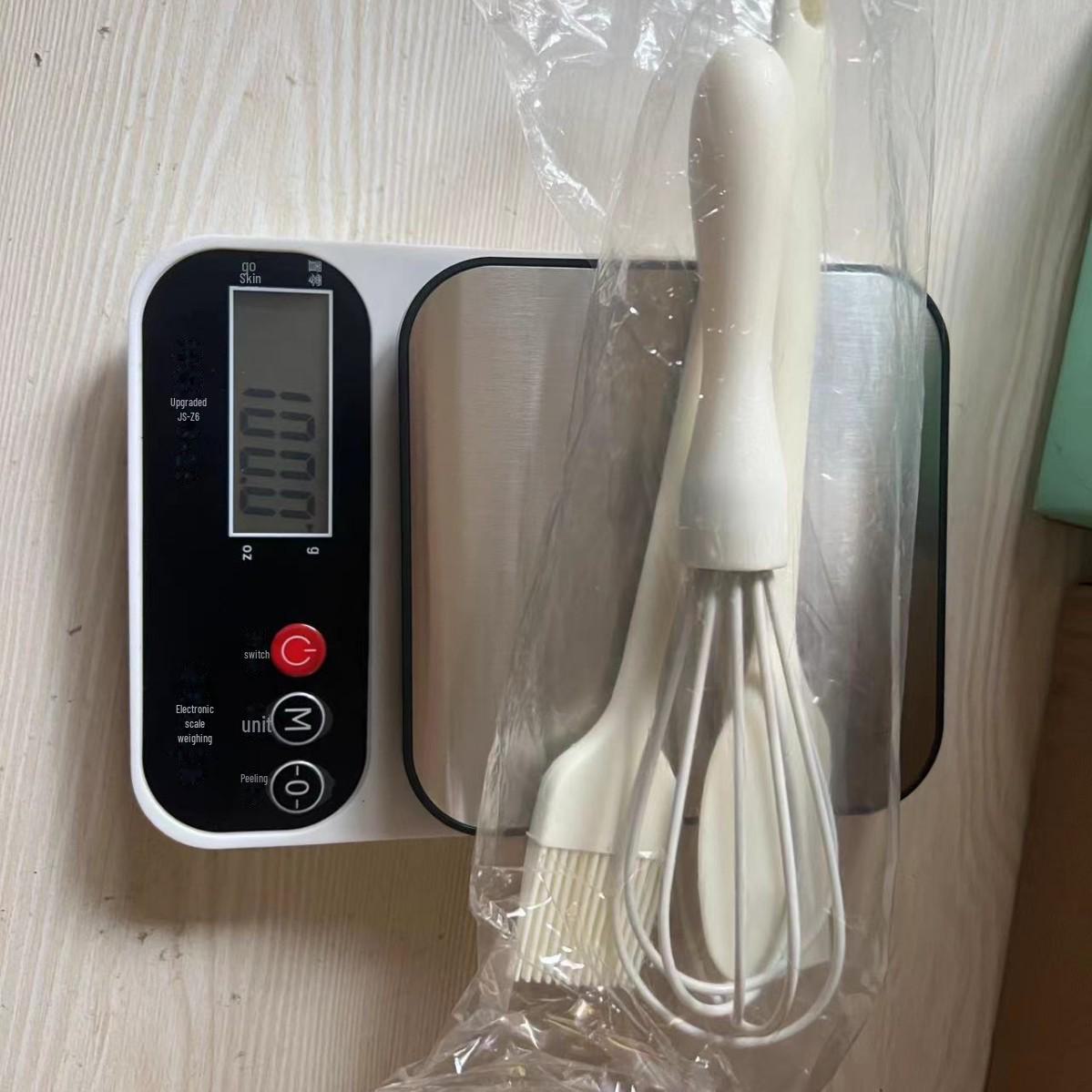 

Мини силиконовый набор для выпечки: Термостойкая лопатка, венчик и кисточка для поливания