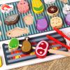 Cooking Experience Wooden Barbecue Toy Simulation Food Pretend Play Set  Play House