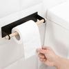 Bodahome Adhesive Steel Wood Towel Rack Kitchen Towel Rack