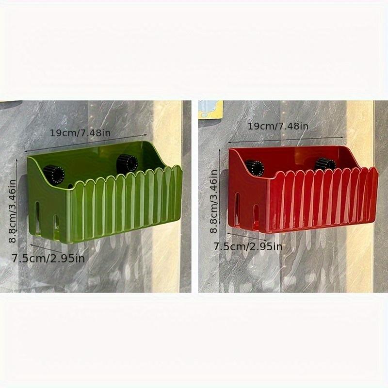 Porta Lavello Multifunzione Rimovibile con Ventosa Scaffale Organizer da Parete Organizer da Bancone per Bagno Scaffale Drenante