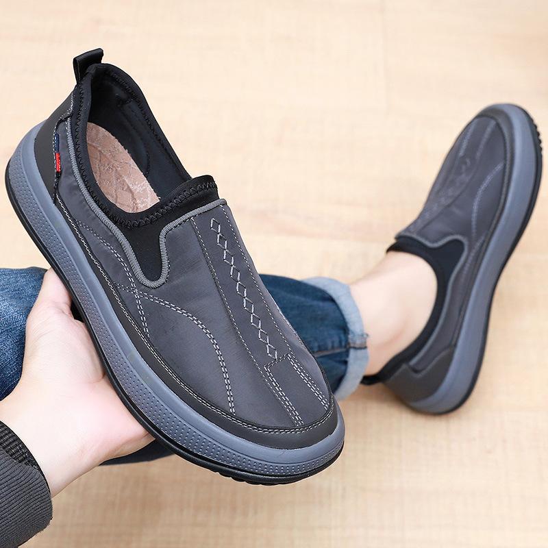Old ******* cloth shoes men's ****** and autumn new s**t sole non-slip breathable comfortable one-pedal casual shoes middle-aged and elderly father