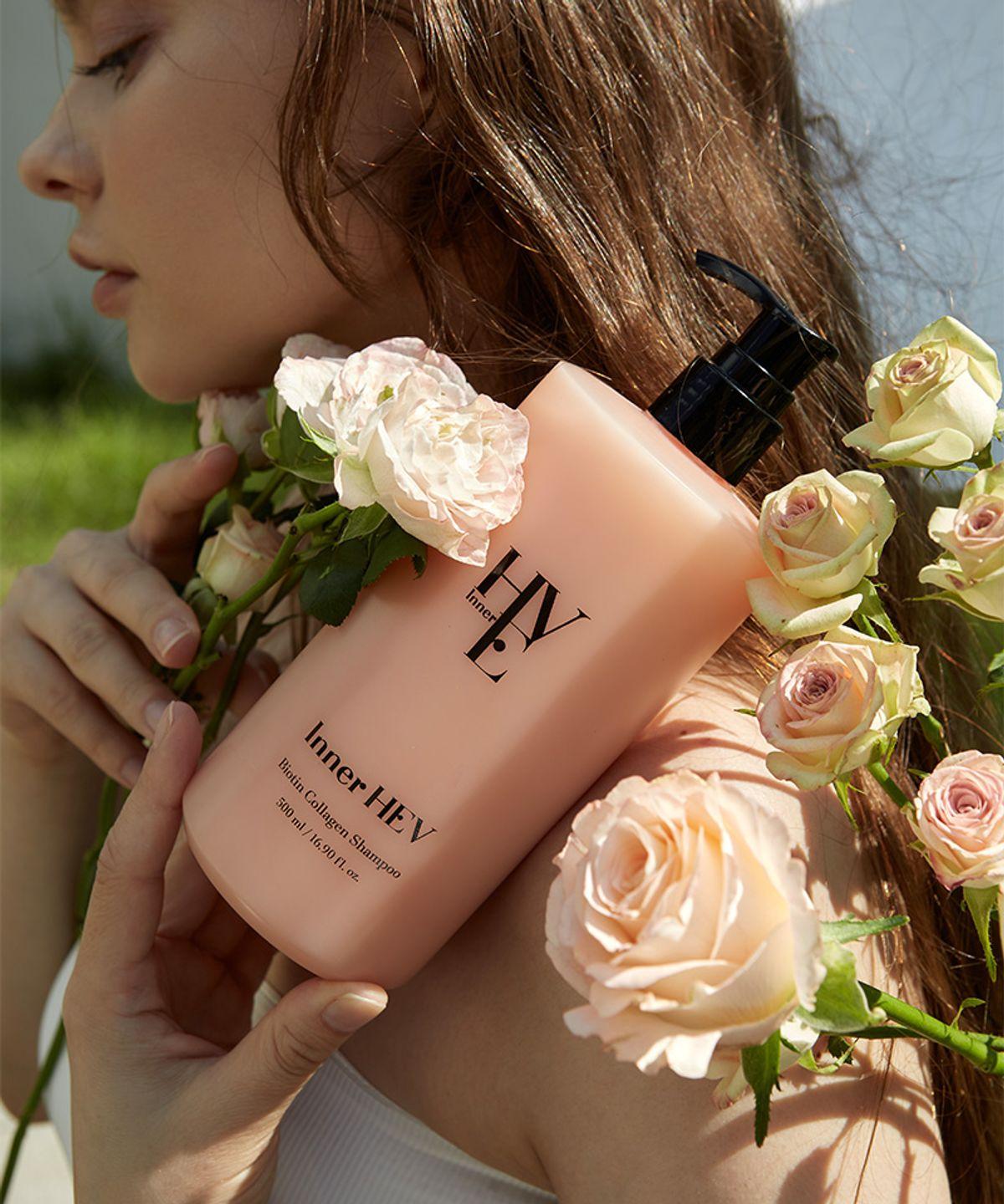 [Rose Musk Scent | 1+1] Inner Have Women s Hair Loss Shampoo 500ml+500ml