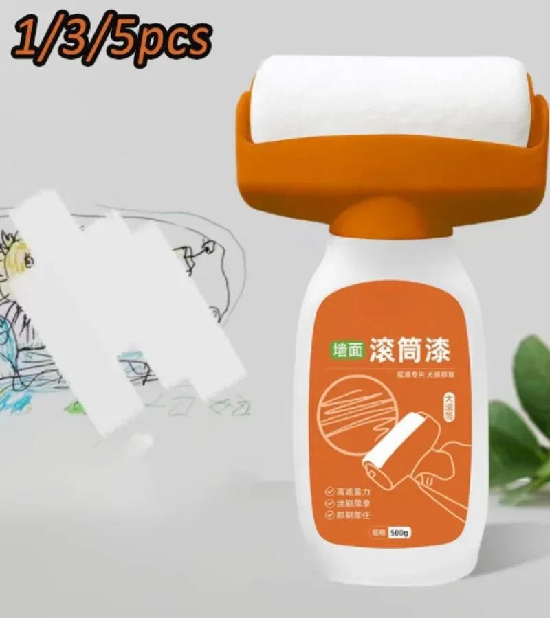 Rullande Färgrollerborste Väggreparationsverktyg Renoveringskit Luktfri Färgborste för Kakelväggreparation Lätt att Använda Hållbar Ytbehandling