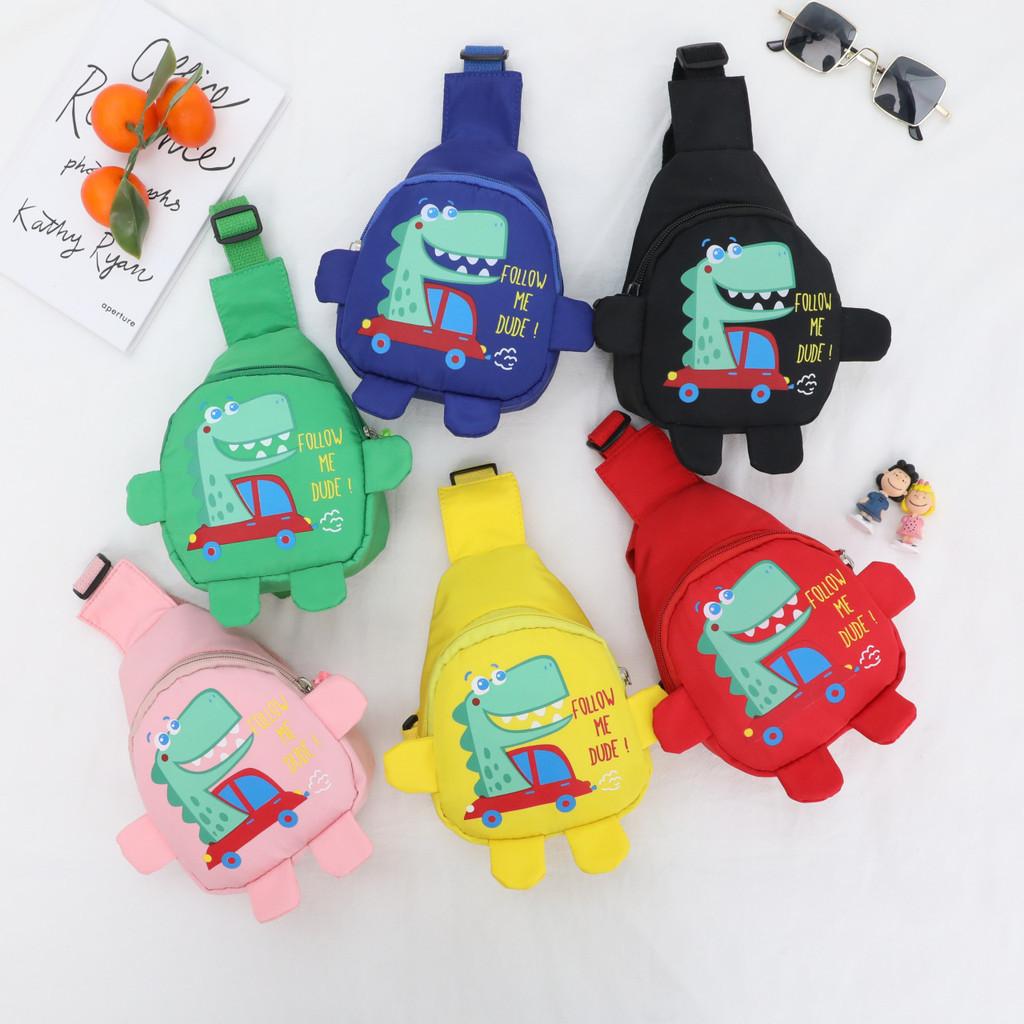 Cute And Durable Dinosaur Shoulder Bag For Kids Toddler-friendly Waterproof Breathable Oxford Cloth