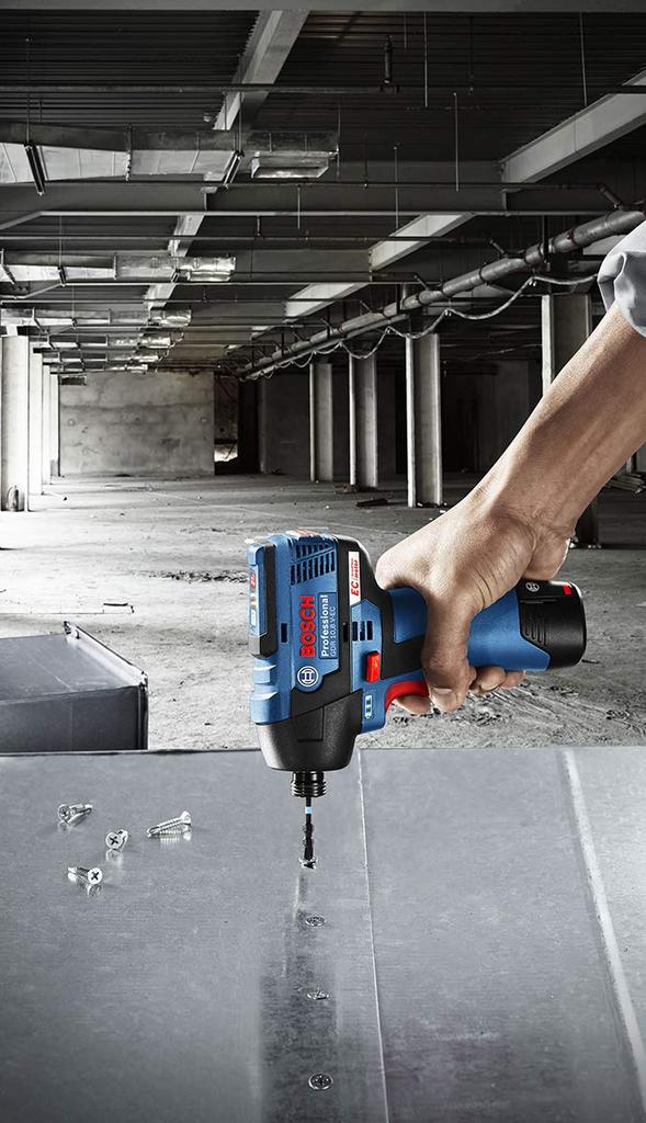 Bosch Professional Cordless Impact Driver Charger Sold 10.8V (Body Only, Separately) GDR10.8V-ECH