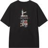 Li Ning Chinese Culture Series Printed Pullover Comfortable Short Sleeve T-Shirt Men Tops AHSWA61-1