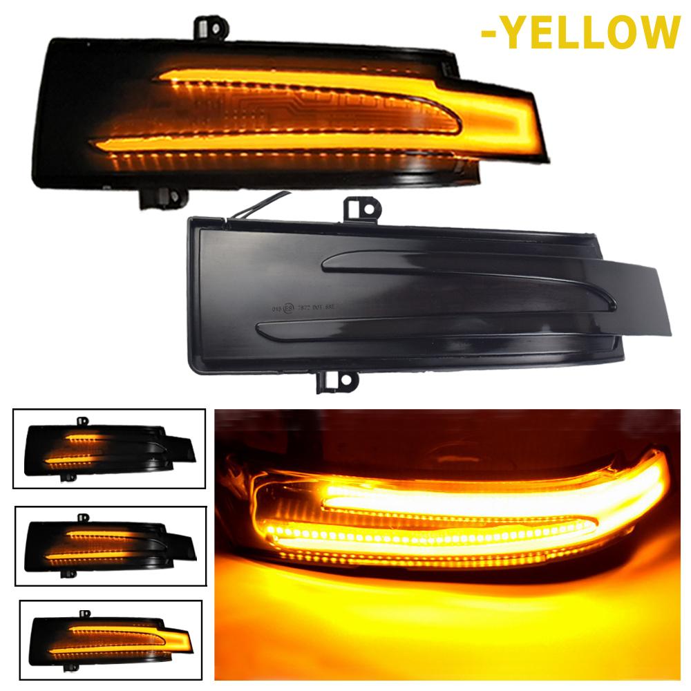 

LED Left Right Rear View Mirror Turn Signal Light For Mercedes-Benz X164 GL 2011-2015 W164 W166 ML 2010-2015 GLE GLS 2015- жовтий
